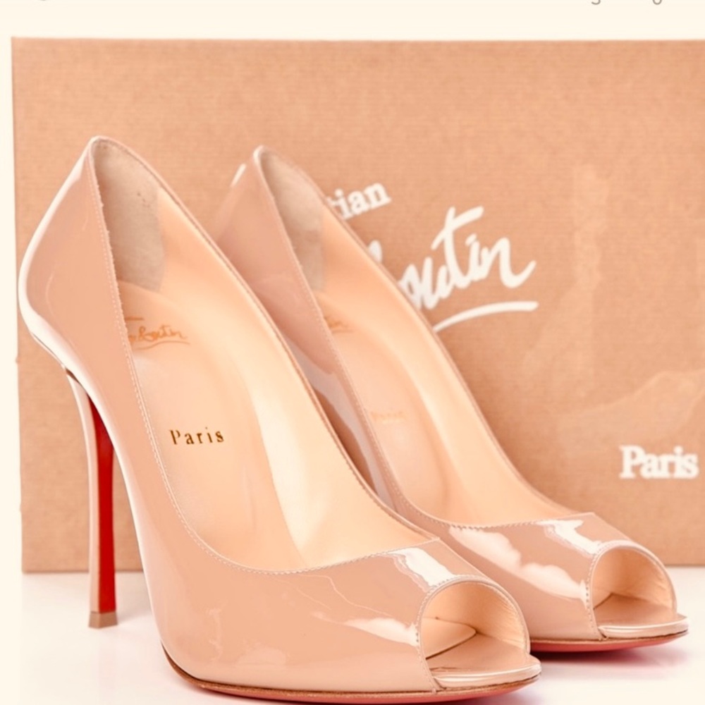 CHRISTIAN LOUBOUTIN patent Yootish 100 NWT SZ 40 - Picture 9 of 9